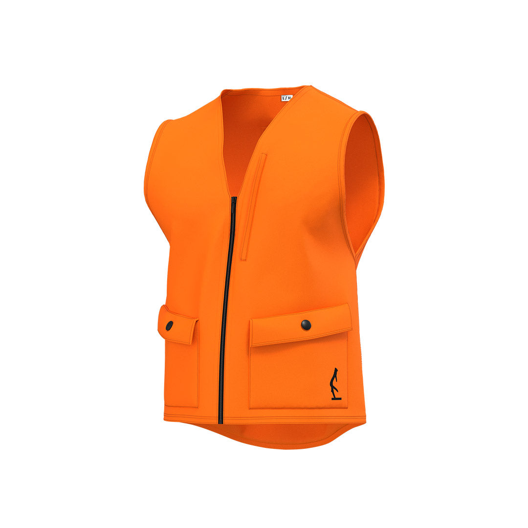 Deluxe Blaze Orange Safety Vest