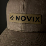 Novix Waxed Front Patch Hat