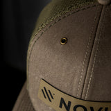 Novix Waxed Front Patch Hat