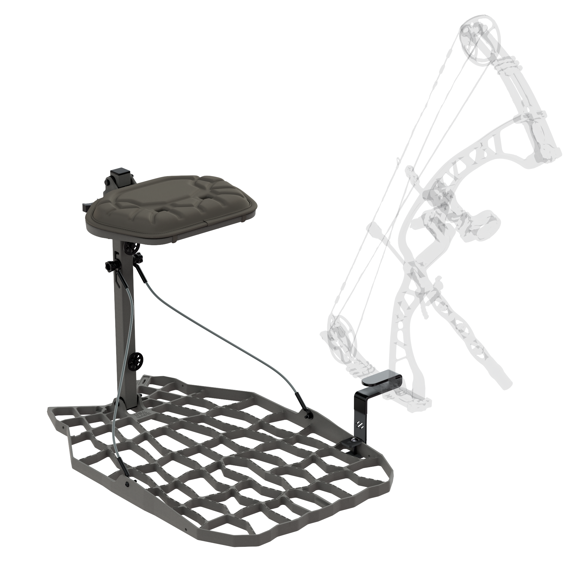 Novix Platform Mounted Bow Holder