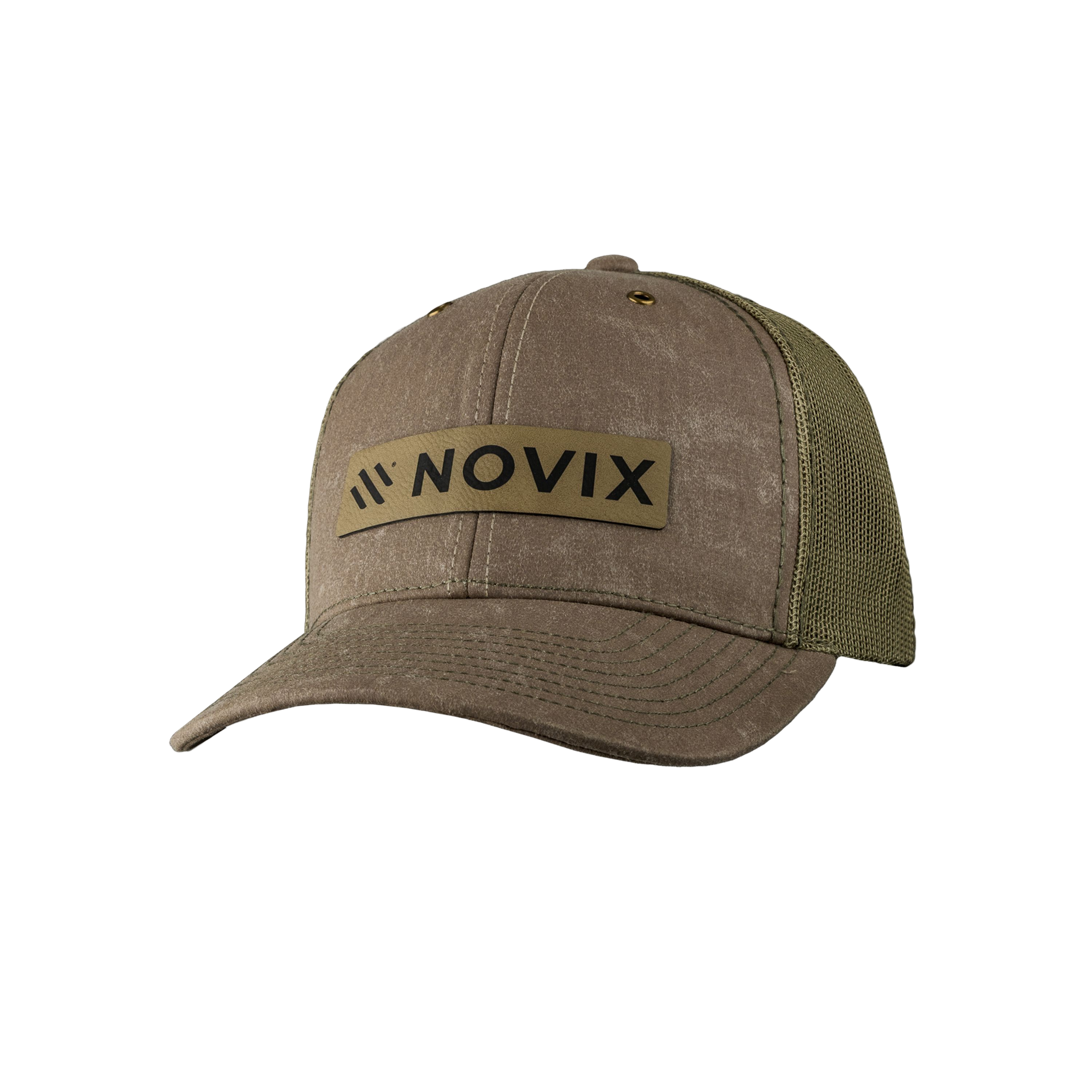 Novix Waxed Front Patch Hat