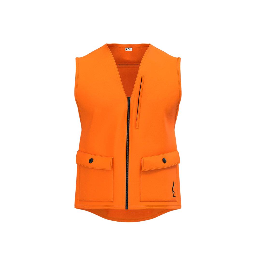 Deluxe Blaze Orange Safety Vest